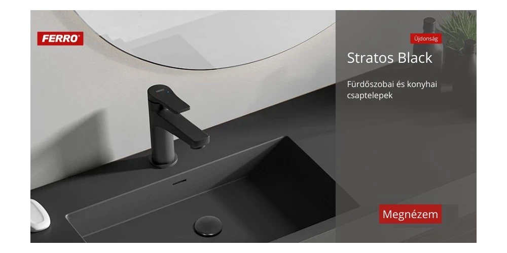 Ferro Stratos Black csaptelepek