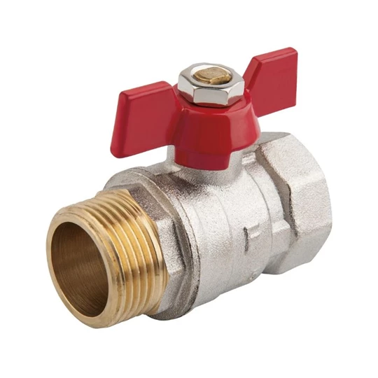 Ferro golyóscsap 1/2" KB-fix, pillangó karral, 16 bar