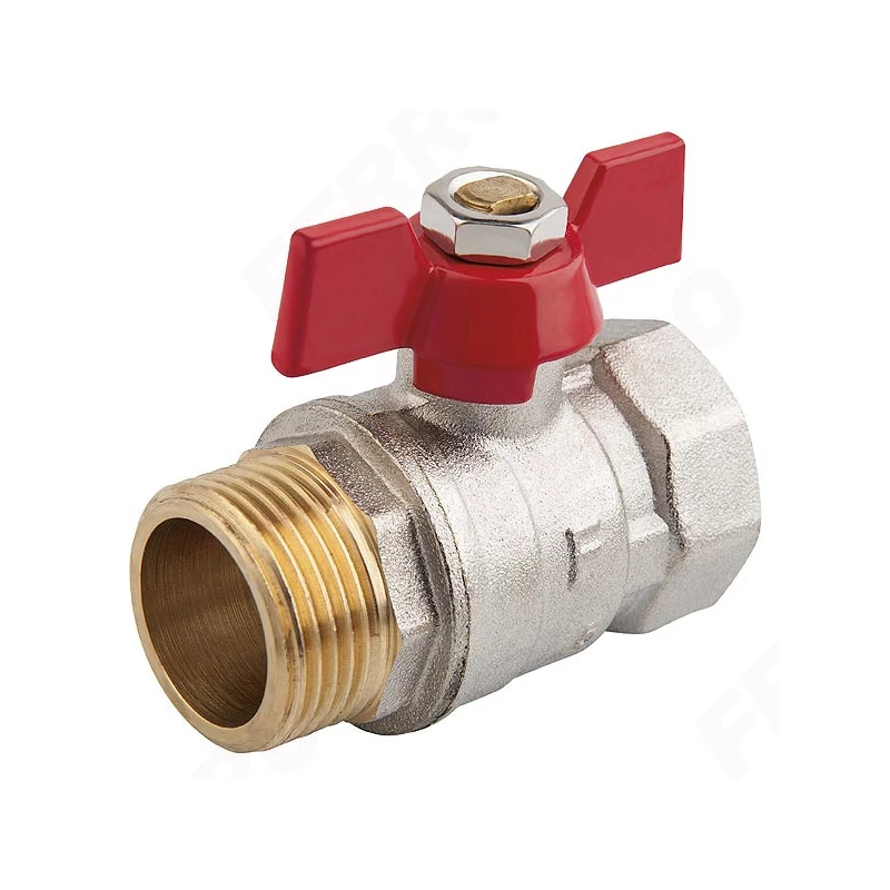 Ferro golyóscsap 1" KB-fix, pillangó karral, 16 bar