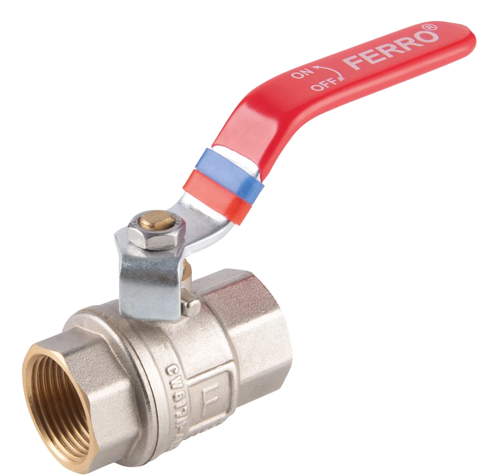 Ferro golyóscsap 3/8" BB, lapátkaros, 25 bar