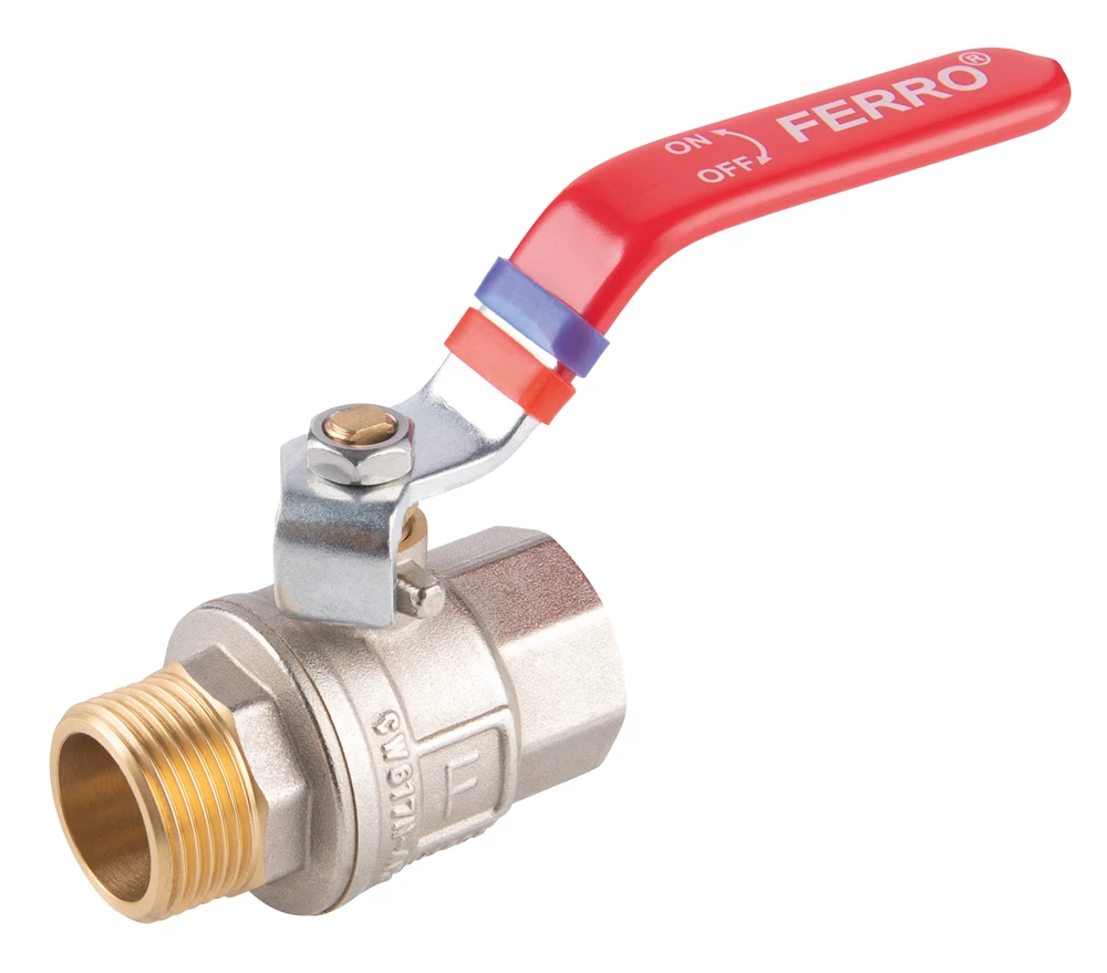 Ferro golyóscsap 3/8" KB-fix, lapátkaros, 25 bar