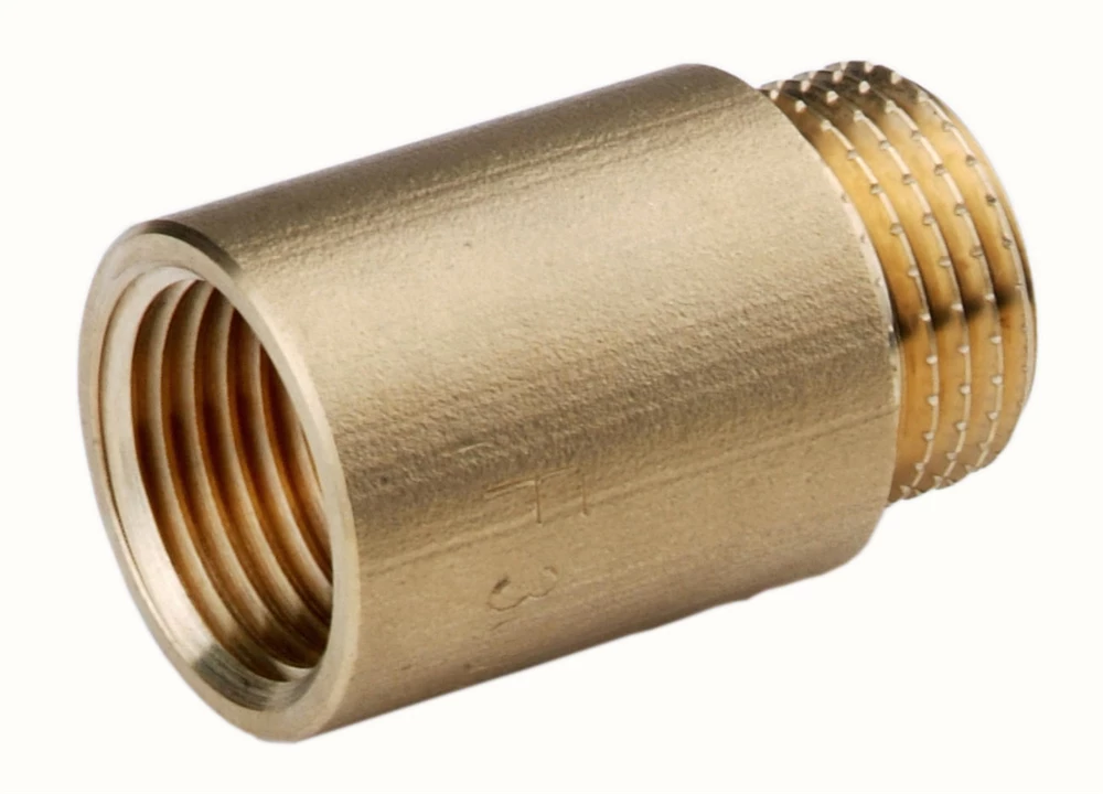 Ferro sárgaréz csaphosszabbító  1/2"-30 mm   