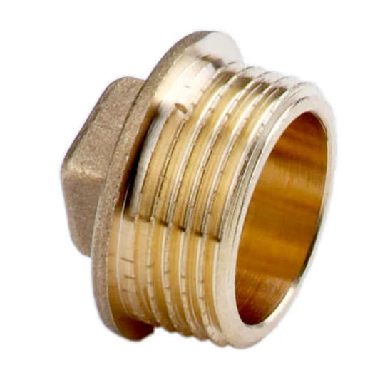 Ferro sárgaréz dugó 1/2"