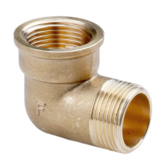 Ferro sárgaréz könyök  6/4"  KB
