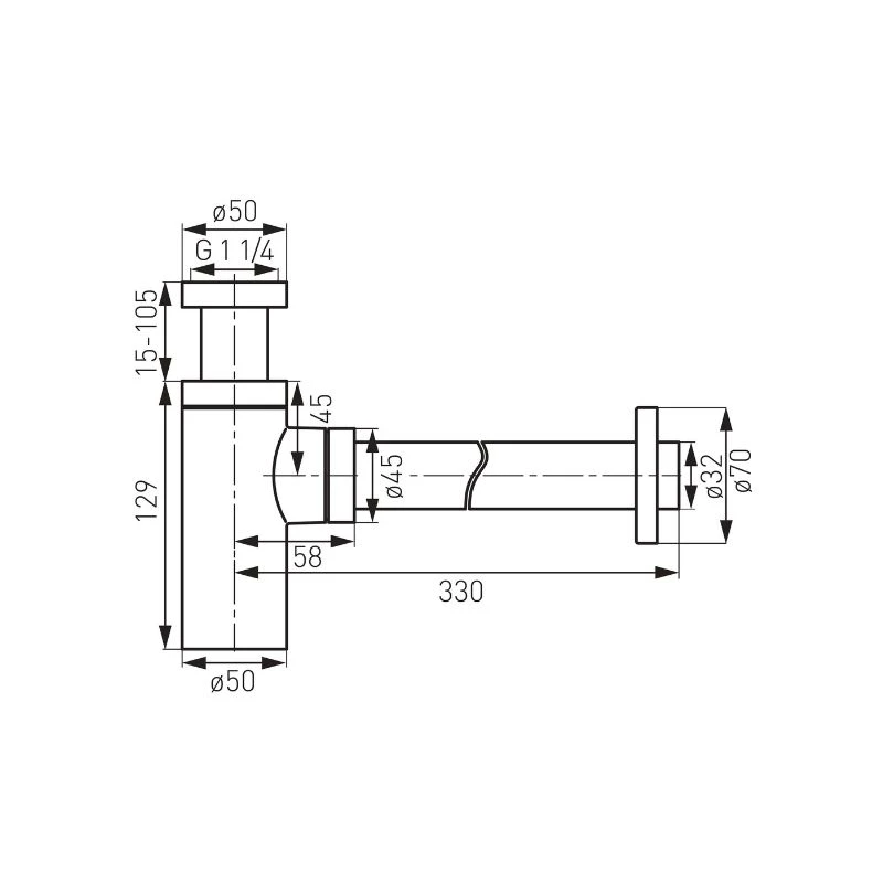 Ferro szifon Rotondo