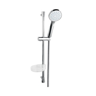 Ferro Bellis zuhanyaszett 1 állású kézi zuhanyfejjel+szappantartó, állítható 555 mm, króm