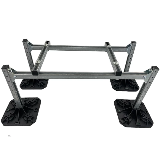 Fischer tartókonzol  hőszivattyúhoz  + alapkeret 1200x450x582  250 kg, 8-16 kw hőszivattyúkhoz