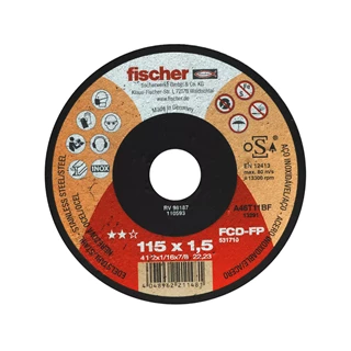 Fischer vágótárcsa FCD-FP 115X1,5X22,23 inox