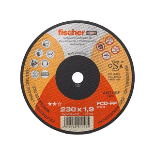 Fischer vágótárcsa FCD-FP 230X1,9X22,23 inox