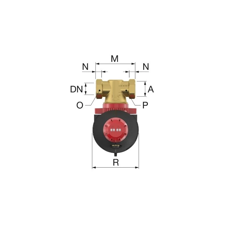 Flamco XStream Vent légleválasztó DN20 G1” M