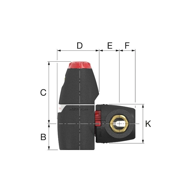 Flamco XStream Vent légleválasztó DN20 G1” M
