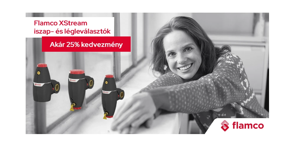 Flamco XStream lég- és iszapleválasztók 