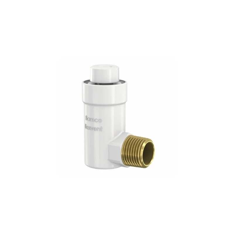Flamco automata légtelenítő Flexvent H 1/2", sarok fehér