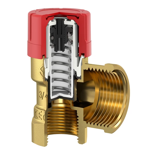 Flamco biztonsági szelep, Prescor Rp 1" x Rp 1 1/4" 4.0 bar