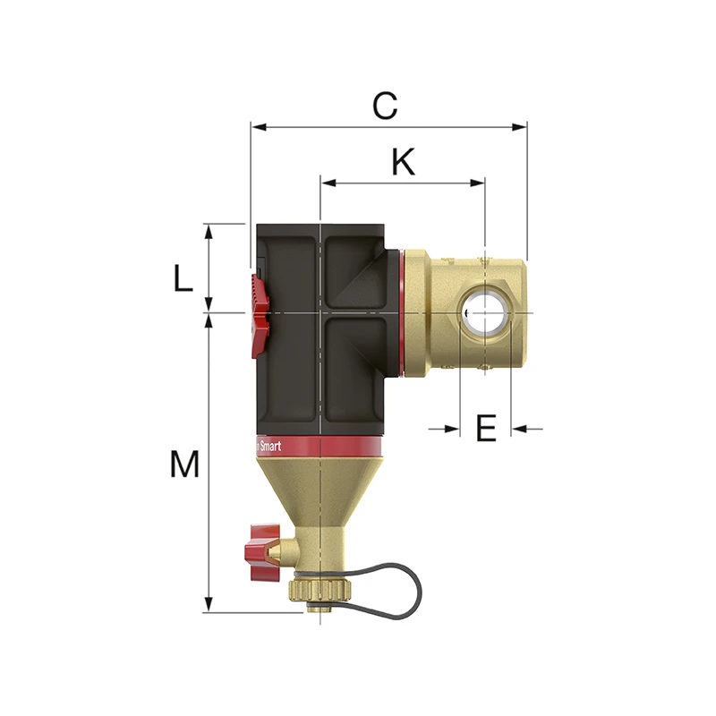 Flamco Clean Smart 3/4" Iszapleválasztó