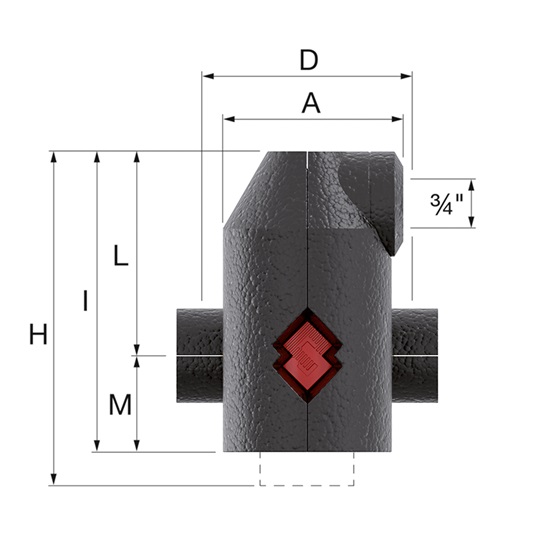 Flamco légleválasztó Flamcovent Smart 1" Ecoplus