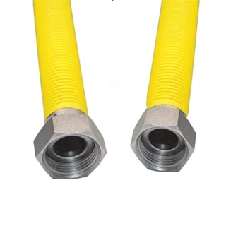 Flexibilis bekötőcső gázra, kihúzható, Technik Therm,  1/2" holl. - 1/2" holl. - 30-60 cm (BB), AC FF