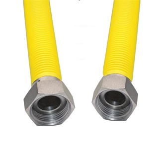 Flexibilis bekötőcső gázra, kihúzható, Technik Therm,  1/2" holl. - 1/2" holl. - 50-100 cm (BB), AC FF