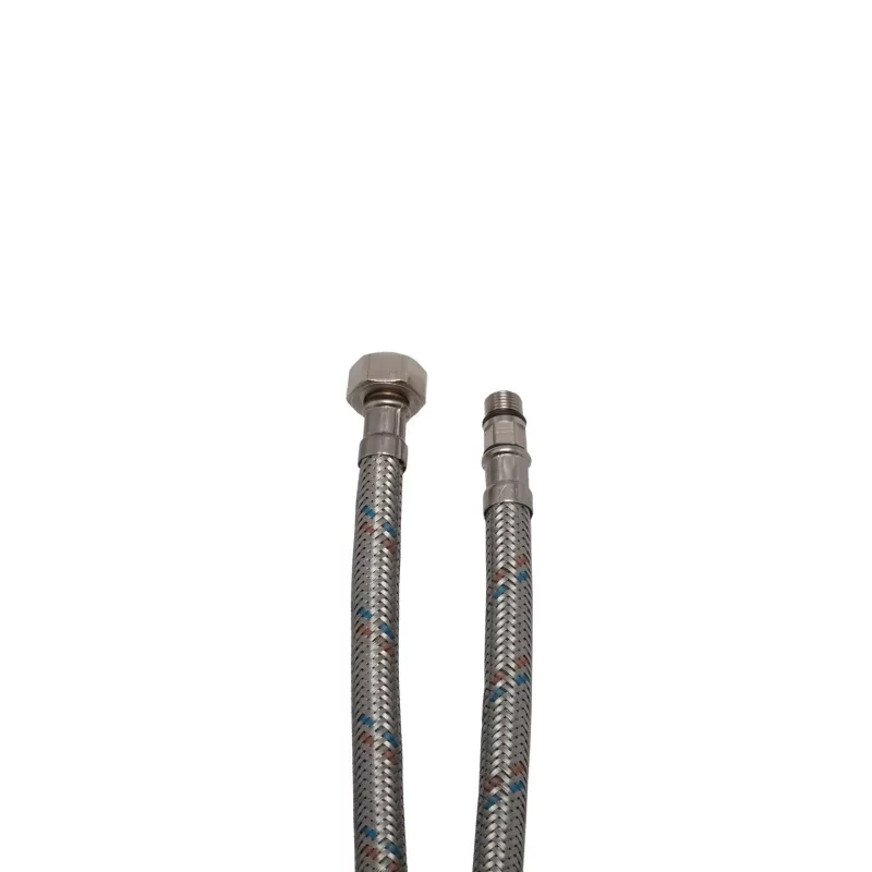 Flexibilis bekötőcső vízre,  1/2" holl. - 1/2" KM. - 30 cm (KB)