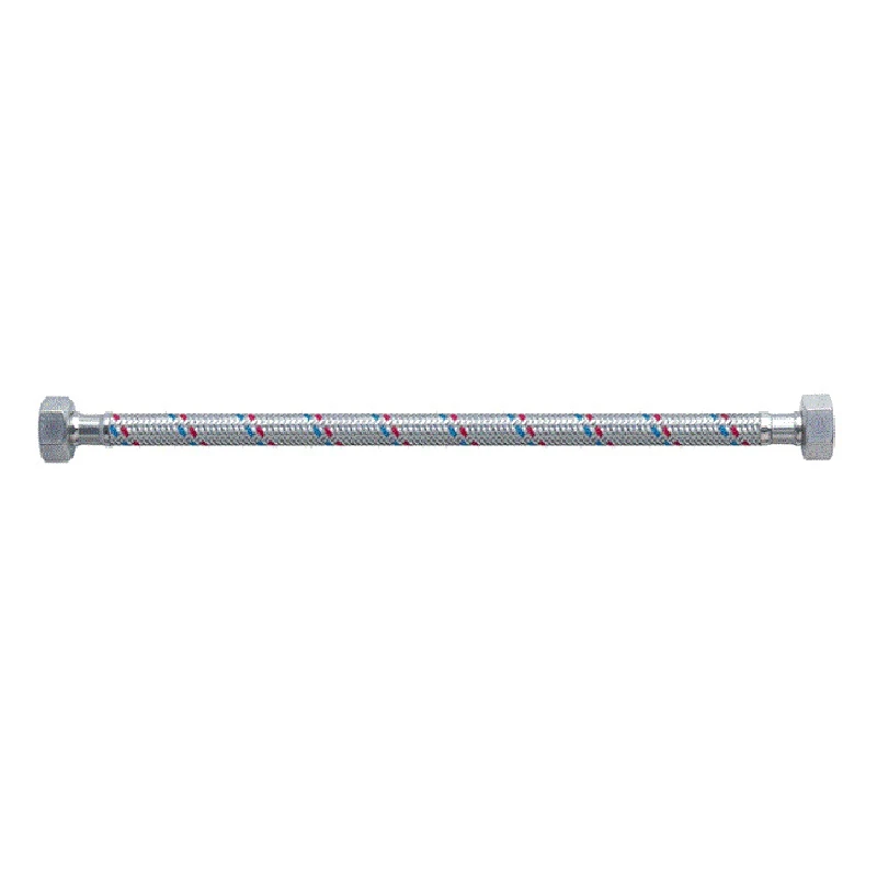 Flexibilis bekötőcső vízre,  1/2" holl. - 1/2" holl. - 40 cm (BB)
