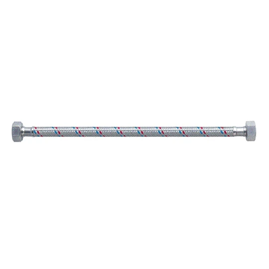 Flexibilis bekötőcső vízre,  1/2" holl. - 1/2" holl. - 60 cm (BB)