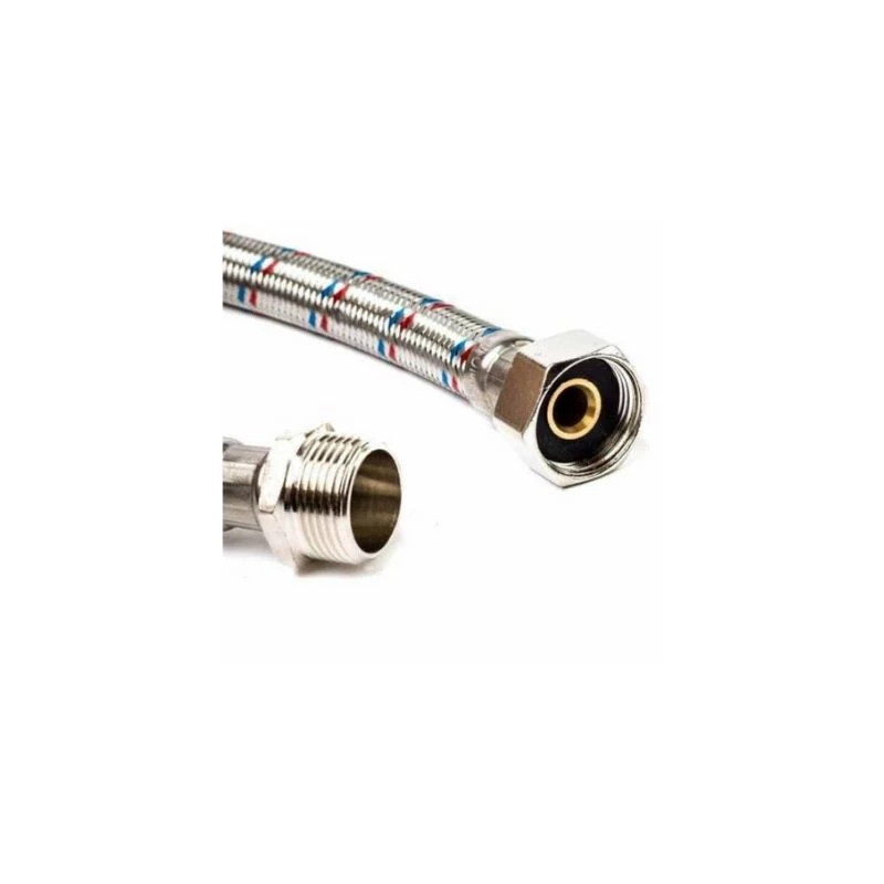 Flexibilis bekötőcső vízre, Technik Therm,  1/2" holl. - 1/2" KM - 150 cm (KB)