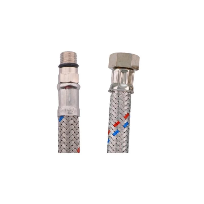 Flexibilis bekötőcső vízre, Technik Therm,  1/2" holl. - M10*18 - 30 cm