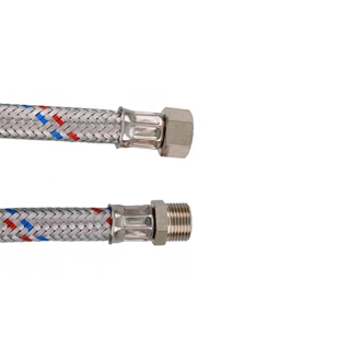 Flexibilis bekötőcső vízre, Technik Therm,  3/4" holl. - 1/2" KM - 20 cm (BK), Gigant