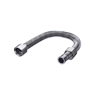 Flexibilis bekötőcső vízre, kihúzható 1/2" holl. - 1/2" holl. - 40-80 cm (BB), 18 mm, inox