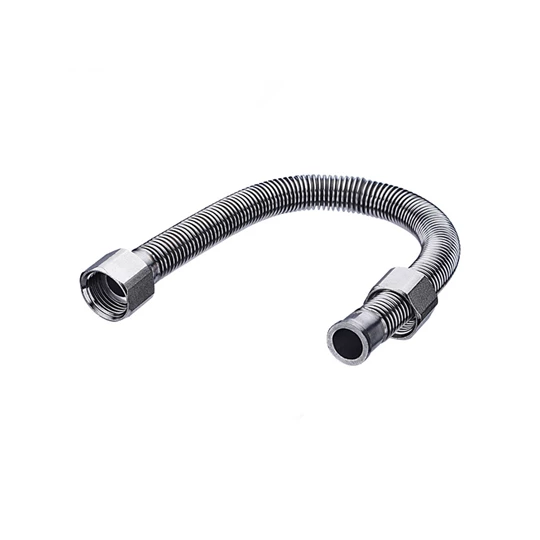 Flexibilis bekötőcső vízre, kihúzható 1/2" holl. - 1/2" holl. - 40-80 cm (BB), 18 mm, inox