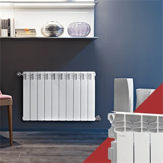 Fondital Exclusivo 500 alumínium radiátor - 10 tag