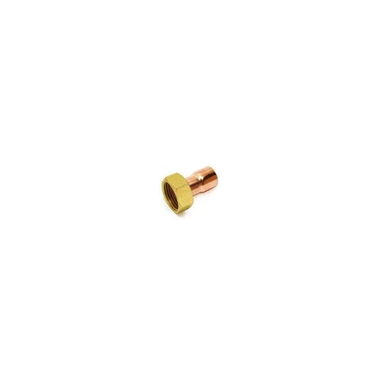 Forrasztható félhollander 22-1/2" réz egyenes