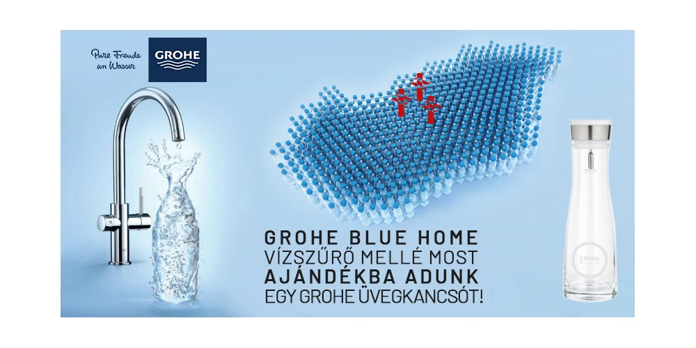 GROHE Blue® Hűtött & Buborékos