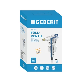 Geberit 380 típusú töltőszelep, falon belüli tartályhoz
