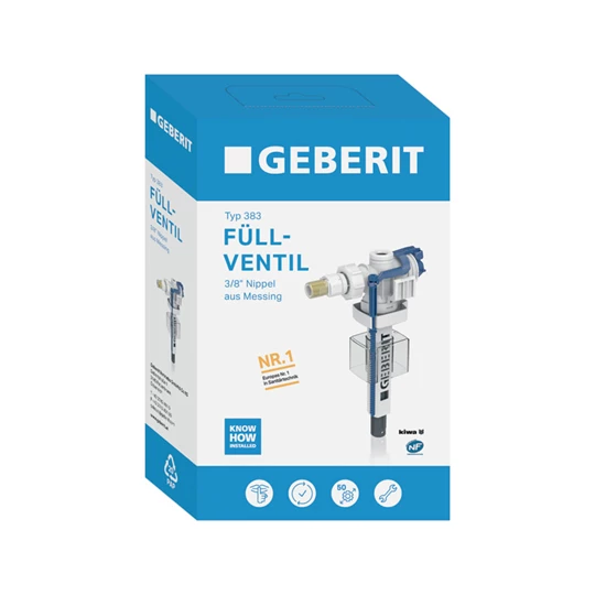 Geberit 380 típusú töltőszelep, falon belüli tartályhoz