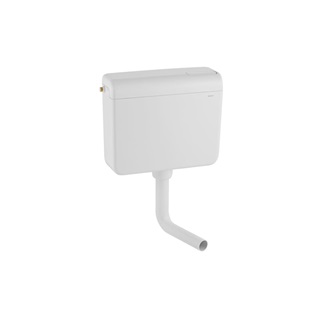 Geberit AP112 falon kívüli WC tartály, öblítés-stop funkciós öblítés, oldalsó/hátsó középső vízcsatl., alpin fehér