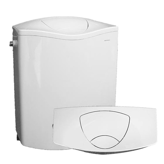 Geberit AP116 plus falon kívüli WC tartály, 2 mennyiséges öblítés, vízkezelő tabletta bedobónyílással: Alpin fehér