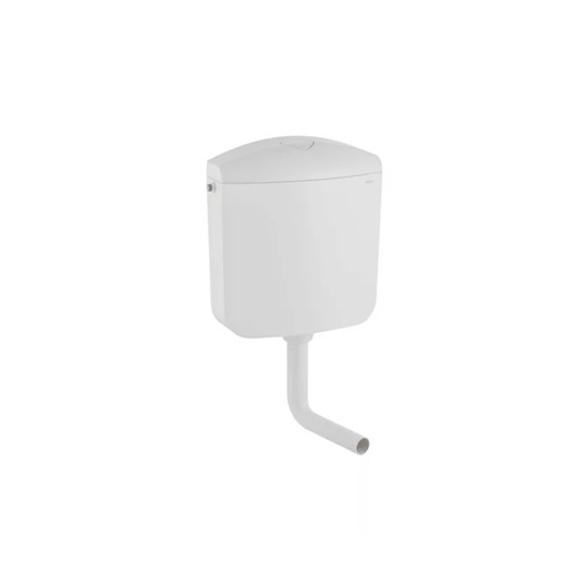 Geberit AP117 falon kívüli WC tartály, 2 mennyiséges öblítés, oldalsó vagy hátsó középső vízcsatlakozás: Alpin fehér