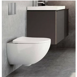 Geberit Acanto fali WC csésze mélyöblítésű, zárt forma, Rimfree peremnélküli