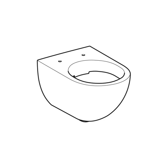 Geberit Acanto fali WC csésze mélyöblítésű, zárt forma, Rimfree peremnélküli
