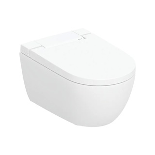 Geberit AquaClean Alba komplett higiéniai berendezés, fali WC: fehér / KeraTect , design takarólap fehér