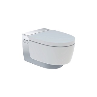 Geberit AquaClean Mera Classic komplett higiéniai berendezés, fali WC csésze: Fényes króm