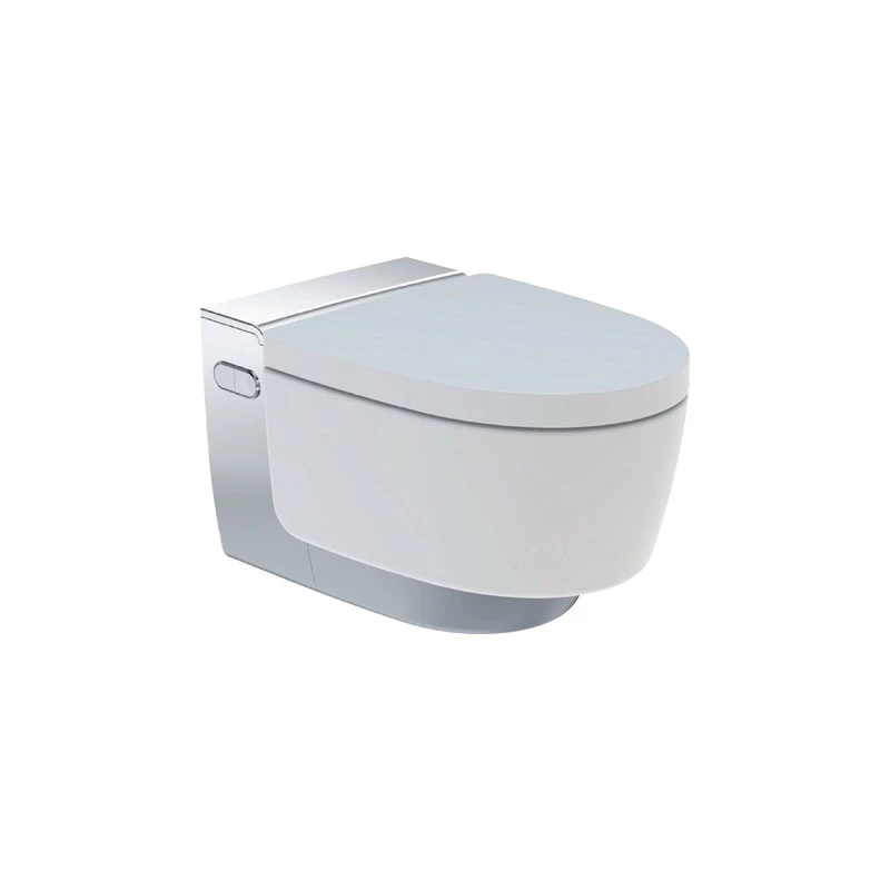 Geberit AquaClean Mera Comfort komplett higiéniai berendezés, fali WC csésze: Fényes króm