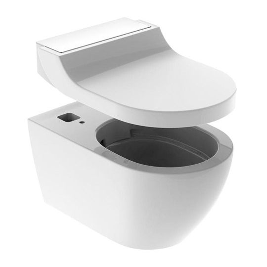 Geberit AquaClean Tuma Comfort komplett higiéniai berendezés fali WC csésze: Alpin fehér