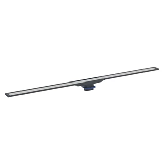 Geberit CleanLine20 rozsdamentes zuhanyfolyóka acél bevonattal/fekete, korrózióálló szálcsiszolt acél, 30-130 cm