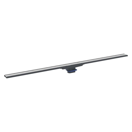 Geberit CleanLine60 rozsdamentes zuhanyfolyóka acél bevonattal/fekete, korrózióálló szálcsiszolt acél, 30-130 cm
