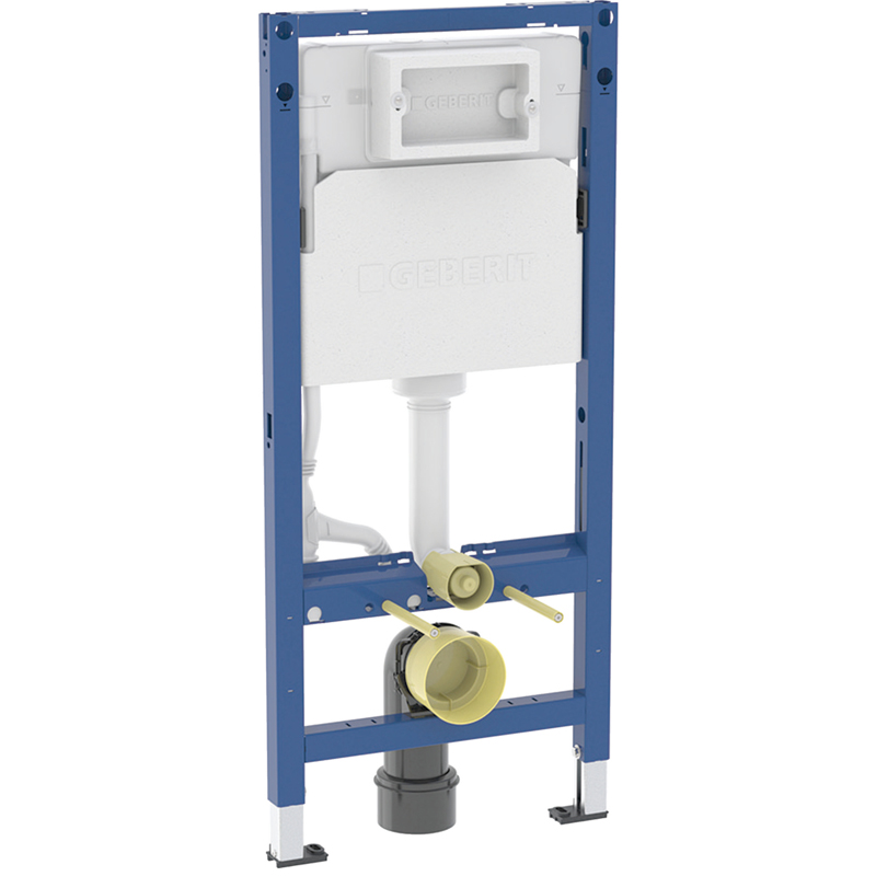 Geberit Duofix fali WC szerelőelem, 112 cm, Delta 12 cm-es falsík alatti öblítőtartállyal