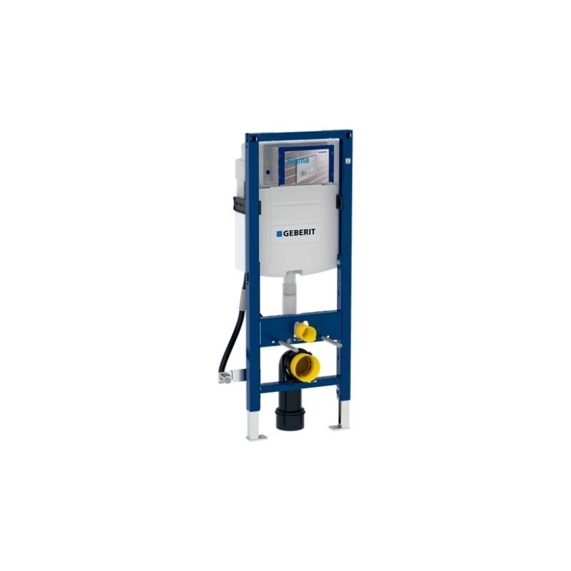 Geberit Duofix fali WC szerelőelem, 112 cm, Sigma 12 cm-es falsík alatti WC tartály, akadálymentes