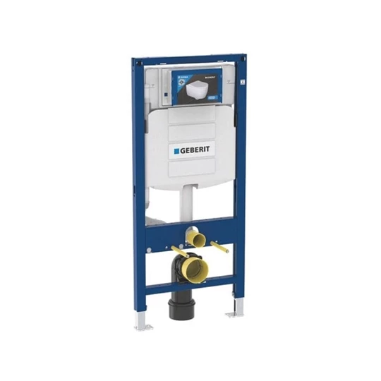 Geberit Duofix fali WC szerelőelem, 112 cm, Sigma 12 cm-es falsík alatti WC tartály, normál