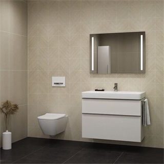 Geberit Duofix fali WC szerelőelem készlet,112 cm, Delta öblítőtartállyal:Delta20 működtetőlap, Selnova Square Rimfree